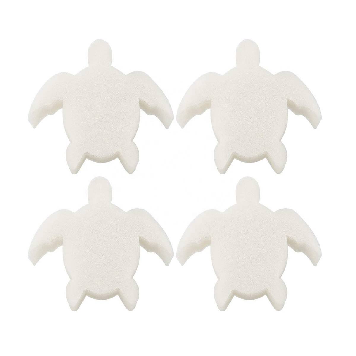 [4-pack] Turtle Shape Seahouse Shape Oil Absorbing Sponge For Swimming Pool Spas